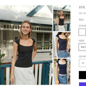 Brandy Melville Eve Top